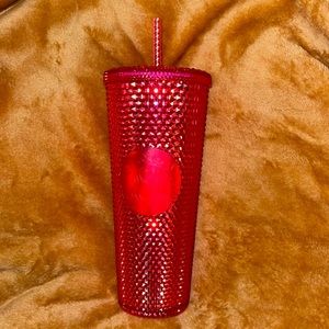 Hot Pink Studded Cold Cup Tumbler BLING 2019 24 oz